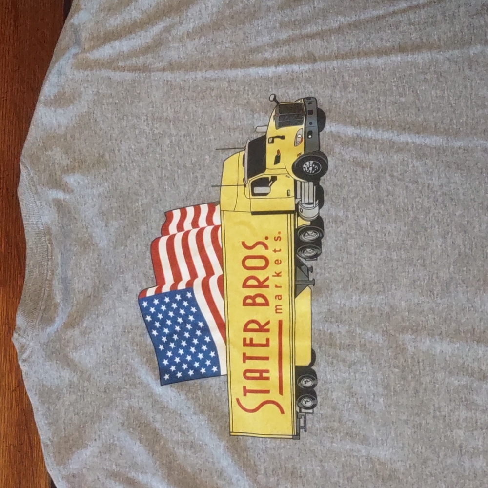 Grey cotton/poly t-shirt - Picture 5 of 5